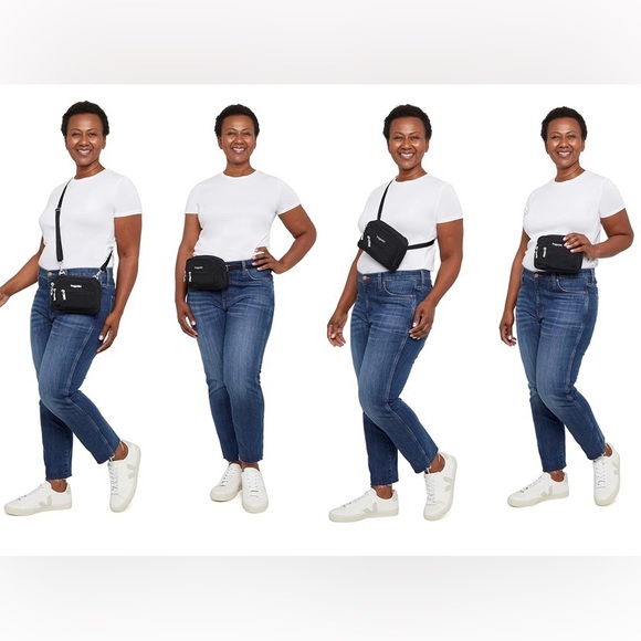 Baggallini Triple Zip Ctossbody/Belt Bag - Picture 1 of 7